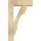 Ekena Millwork Olympic Block Rough Sawn Bracket w/ Offset Brace, Douglas Fir, 6"W x 18"D x 30"H BKT0604X18X30OLY05RDF - alternate 4